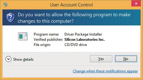 This USB driver is not supported by the automatic recognition system.