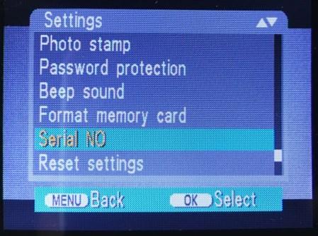 1 Step 17 - Next Will be the Format memory card, this option was mentioned earlier, as you need to do this action at the very first stage of operation.