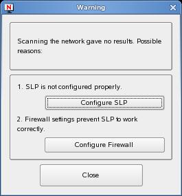 3.4.2 Troubleshooting SLP Configuration If users cannot see a list of available trees, contexts, and servers when they use the Novell Client for Linux Login screen, use slptool, located in /usr/bin,