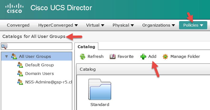 7. Create Advanced Catalog item for CSV Workflow