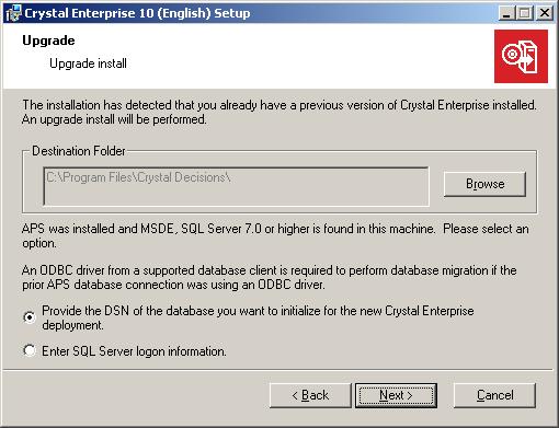 Figure 2 illustrates the next installation screen that appears. This is where you can specify a different directory to which CE 10 will be installed.