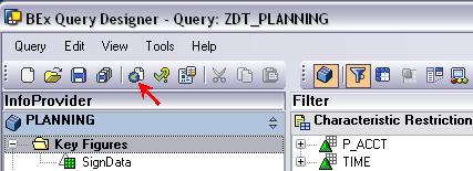 29. You can now test the query using the Test button in the designer. This will launch the query via the 7.