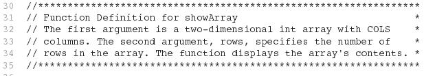 Example The showarray Function from Program 7-19 How showarray is Called Copyright 2009 Pearson Education, Inc. Publishing as Pearson Addison-Wesley 7-61 Copyright 2009 Pearson Education, Inc.