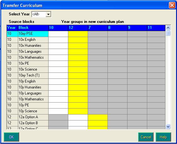 4. CREATING A NEW TIMETABLE FILE IN NOVA T6 To begin working on next year s timetable a new data set (spl file) needs to be created in Nova T6.