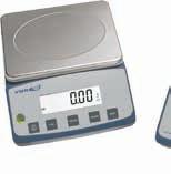 Operate the VWR E-Series balances on the bench top with standard AC power (adapter included).