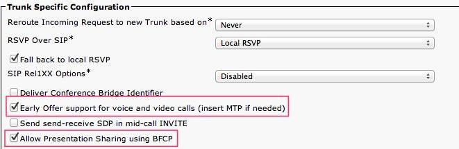 Note: If there is already a SIP Trunk setup please ensure the configuration matches the below Parameter Device Name Device Pool Destination SIP Trunk Security Profile