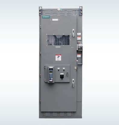 Selection and pplication Guide SIEREK Metal-Enclosed Interrupter Switchgear Elevation views Front views 99 (2,334)