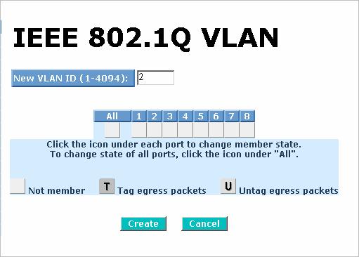 In addition, choose one VLAN ID and click Remove This VLAN button. This VLAN will be deleted.