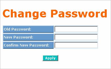 3-12. Change Password In this function, only administrator can modify password.