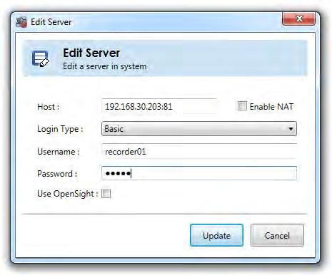 Ocularis Administrator Ocularis Administrator User Manual 4. Repeat these steps fro each server you wish to update.