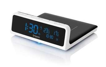 Alarm clock with wireless charging