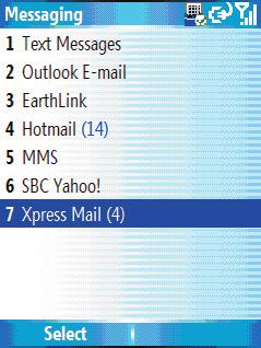 Xpress Mail and click Select. 3.