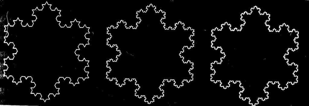 Koch Curves Can form Koch snowflake by