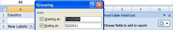 See sales by date The original i source data has a column of Order Date information, so there is an