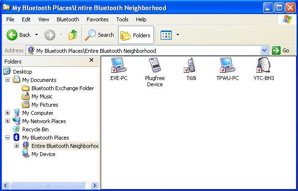 5. My Bluetooth Places Bluetooth USB Dongle User Manual My Bluetooth Places provides a fast and easy way to perform different services through Bluetooth connections.