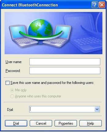 Close a Dial-up Networking connection Open My Bluetooth Places. Select the remote device that is providing the Dial-up Networking service.