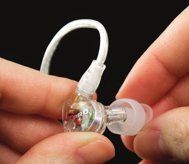 fit flush in the ear Seal with your ear canal and reduce