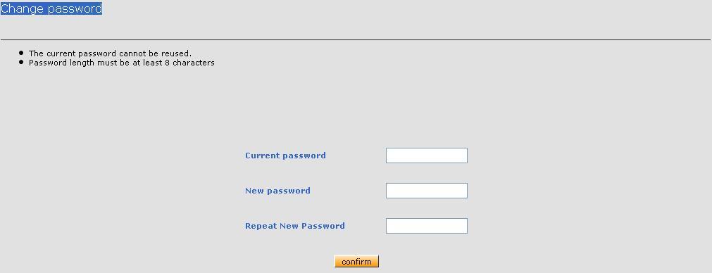 You can also change your password from the User Preferences.