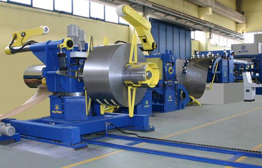 Winder on a metal processing line Key data Heavy Duty rating: 0.37 kw 1.2 MW (0.