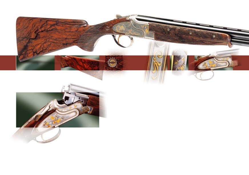 Hunting B25 Over-and-under Shotguns B25 Golden Feather 10 B25 Golden Covey The B25 Golden Feather is the latest major creation to come out of Browning s Custom Shop.
