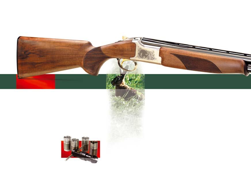 Hunting B525 Classic 12M OVER-AND-UNDER SHOTGUNS The 5 th generation of Browning over-and-under shotguns B525 Classic Cal 12 Magnum The multi-purpose gun par excellence as it incorporates a 3" barrel