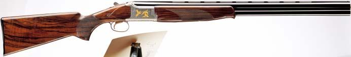 This model has a stock with teardrops, and a multi-purpose 3" Magnum barrel like that of the Gr 1.