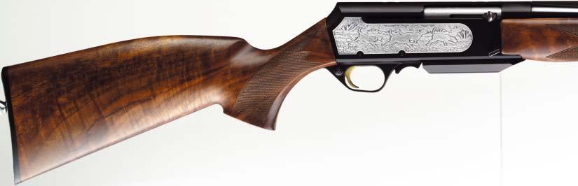 But the design also expresses itself in the technical performance : the hog's back stock with a very fine Bavarian cheek piece will work wonders when shooting through open sights and even more so