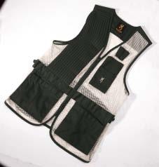 30550039 left-handed Mens Deluxe Shooting Vest Twill full-length shooting patch Mesh