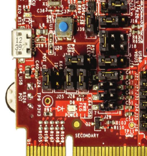 TWRPI Plug-in K64 JTAG Power/OpenSDA Mini-USB OpenSDA Debug SW1 1588 RESET SW3 K64