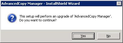 4. The following window will be displayed. For the upgrade installation, this window is not used. Click Exit. 5.