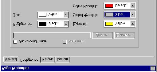Click Format on the Menu bar, and select Background. 11. Select Black for the Background Color. 12. This page is about space, so black is appropriate. 13. Select White for the Text Color. 14.