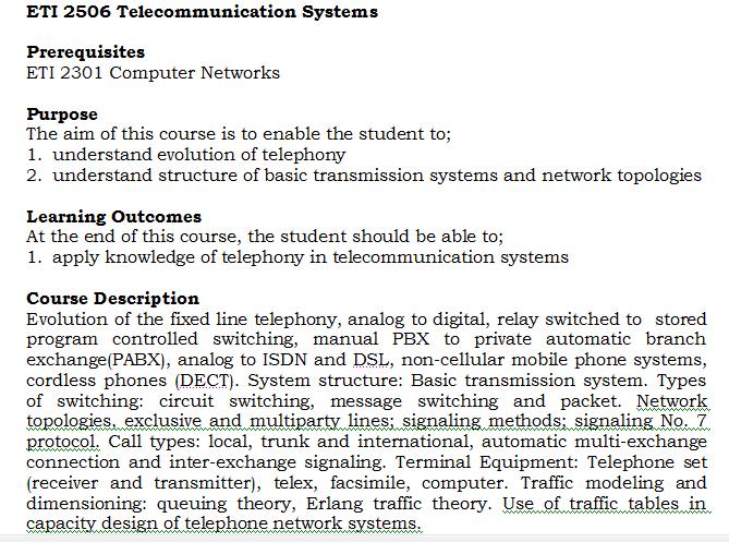 TELECOMMUNICATION SYLLABUS Principles of Telecom (IP Telephony and IP TV) - Key Issues to remember PPP