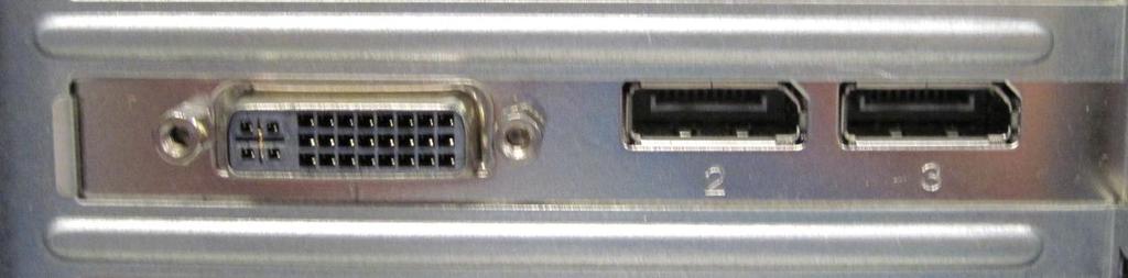 (Important: Display-ports are not HDMI ports; at first glance they do look very similar to HDMI ports) ( Please Note: Only two of the three video ports can simultaneously be used.