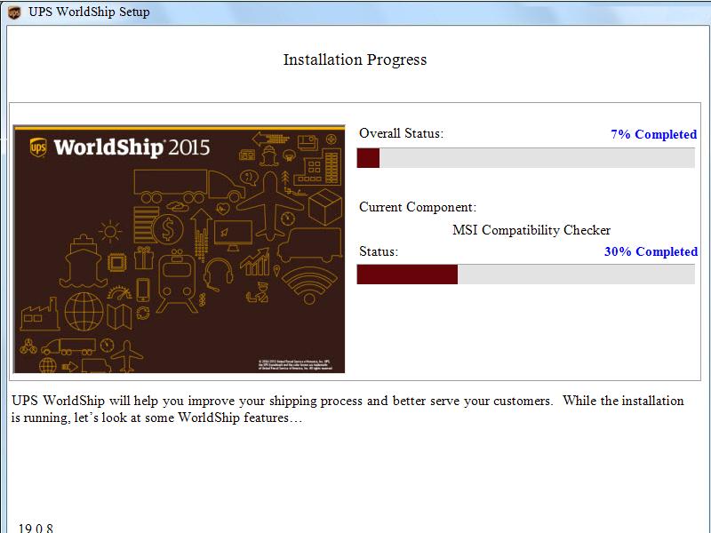 11. During installation, the Installation Progress window appears. Monitor the progress of the installation.