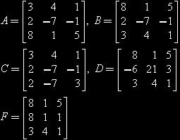 7. Find an elementary matrix E that satisfies the equation. 8.