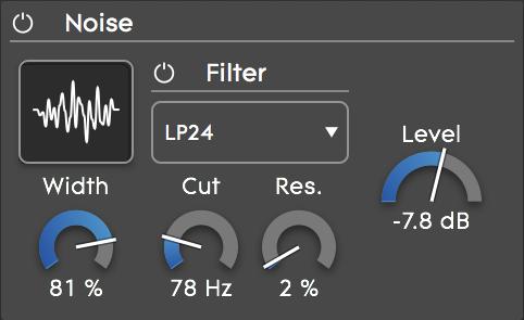 The following parameters are available for each Sample Playback module: Level: - to 0dB Pan: Full Left to Full Right Fine