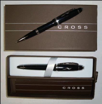 Connecting ideas, Executive Cross Pen Pen features a black medium ballpoint and