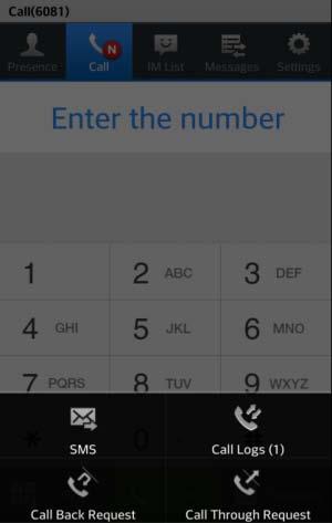The Call Logs is a listing of calls placed, received or missed. 1. With the Call screen active, press the Options menu button then select Call Logs. 2.
