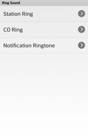 Station Ring CO Ring Notification Ringtone Message Alarm Alarm and notification events can notify you with audio, vibration and a pop-up message based on the selection under this item.