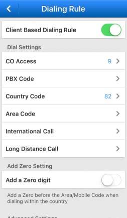 Call Back : Request a Call Back to the selected contact Call Through : Request a Call Through to the selected contact Always Ask : User will be asked to select for every outgoing call ipad does not