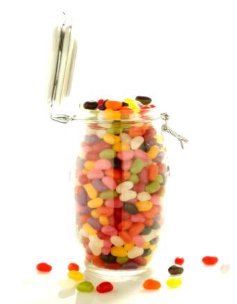 estimate estimate How many jelly beans are in the jar?