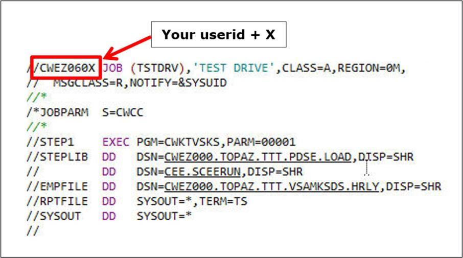 12. Expand the dataset list and then the member list for the dataset just created (CWEZnnn.TOPAZTT.XPED.CNTL). Note: To learn about dataset filtering, see Appendix A. 13.