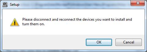 This is important, as you may not be able to use USB operation properly with an older version of the device driver.