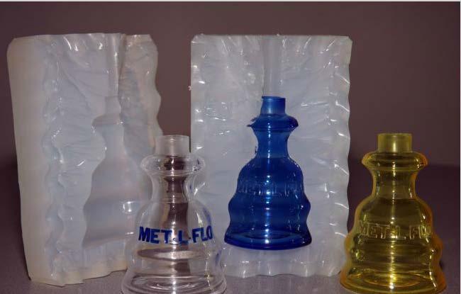 Besides plastic materials Inserting powders in resins Ceramics Metals