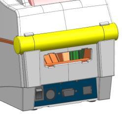 5-13 Using Fan-Fold Paper Supplying paper to the printer externally is done as