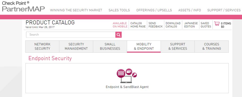 Packaging and Pricing What is the SKU and pricing for SandBlast Agent? Check Point SandBlast Agent is sold under an annual subscription model.