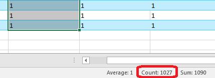 Upon clicking on the arrow, a dropdown menu will appear with all values found in that column. The values by default are all checked.
