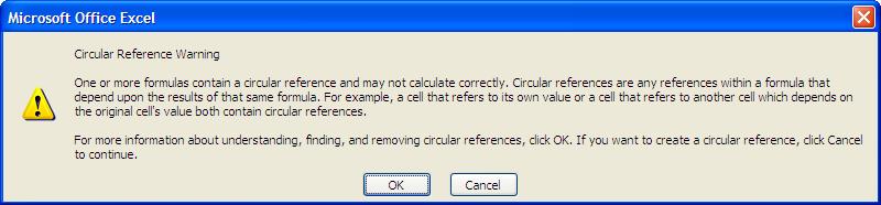 In some cases, the cell with an error in it has a small green arrow in the corner. In such cases, if you click in the cell a yellow symbol with an exclamation mark appears.