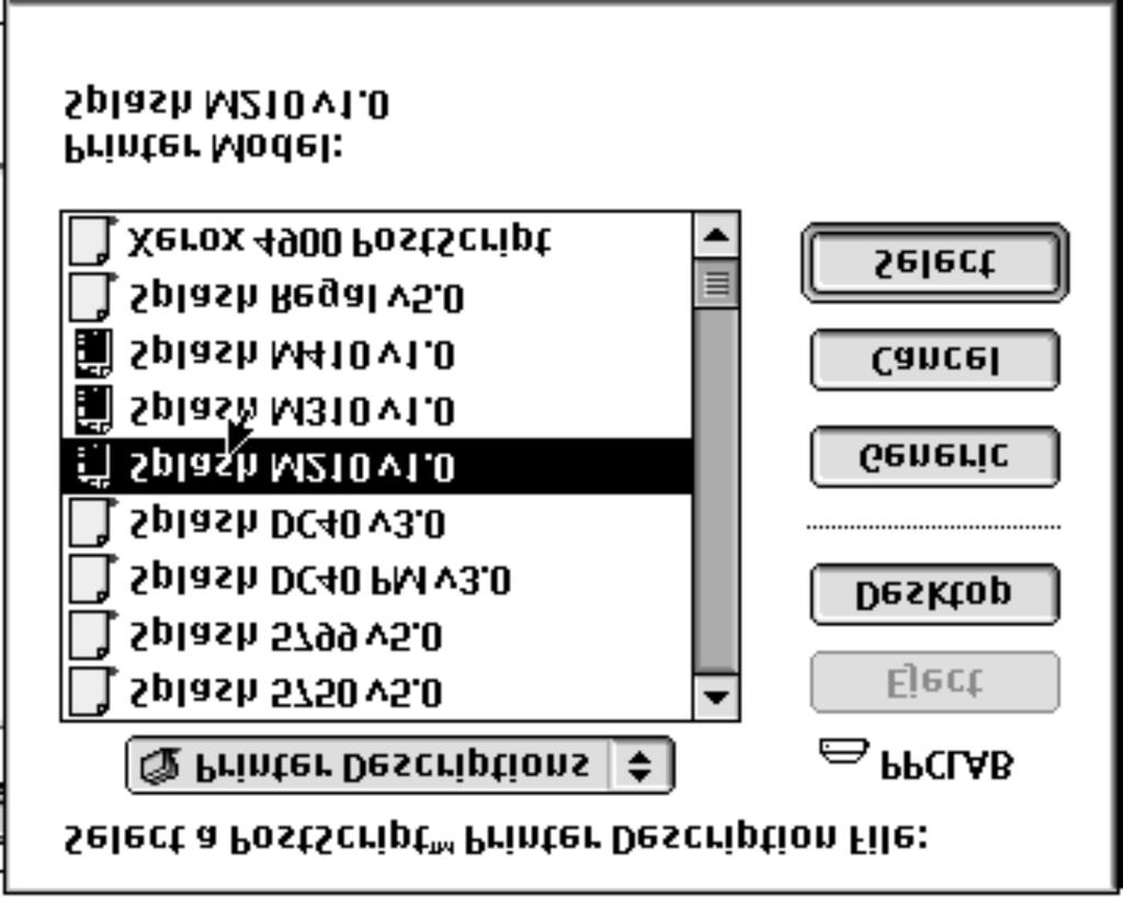 5.1.3 Printer Setup To set up the printer on your workstation: 1. Make sure AppleTalk is Active. 2. From the Apple Menu, select Chooser. The Chooser Control Panel, shown in Figure 2, appears.