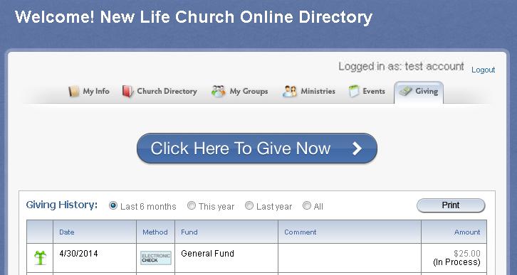 Fill in the Gift Amount, designate the General Fund or Building the Kingdom.